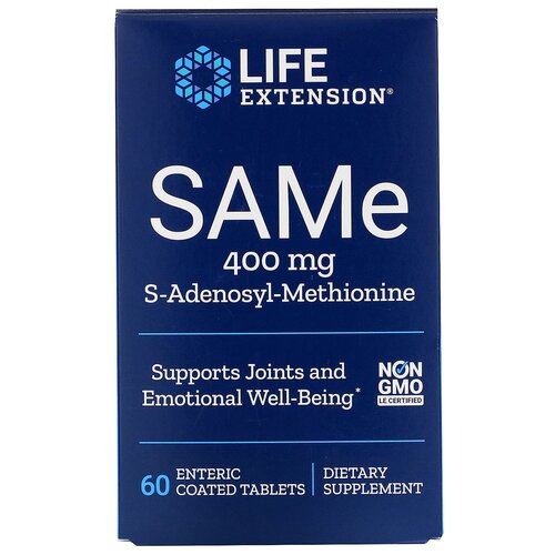    Life Extension SAMe, 100 , 400 , 60 .   -     -,    