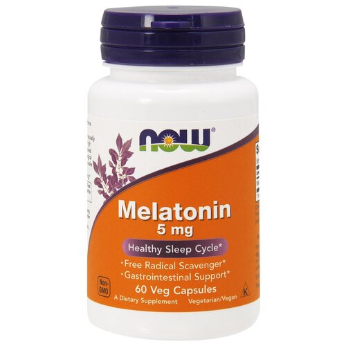   Melatonin 5 mg NOW (60  )   -     -,    