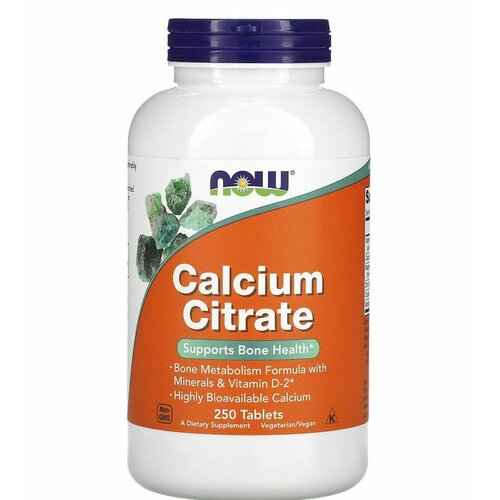   NOW FOODS Calcium Citrate ( ) 250  (Now Foods)   -     -,    