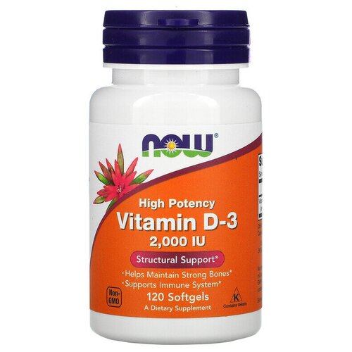   Now foods Vitamin D-3 2000 ME 120 .   -     -,    