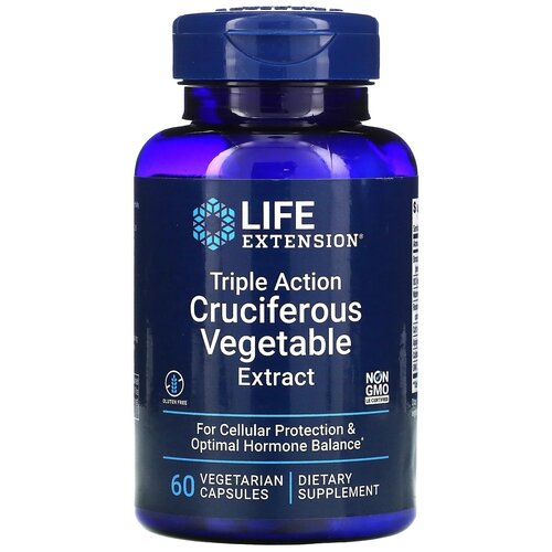   Life Extension Triple Action Cruciferous Vegetable Extract (    ) 60 .    -     -,    