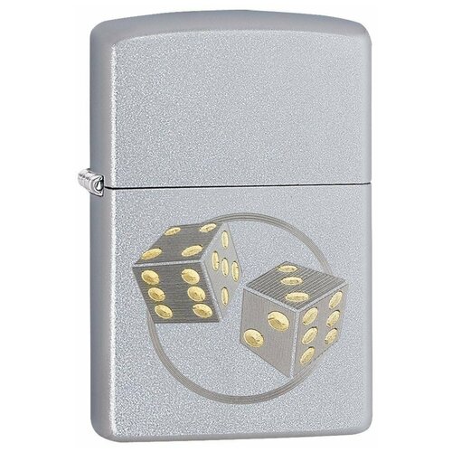      ZIPPO 29412 Dice   Satin Chrome -     -     -,    