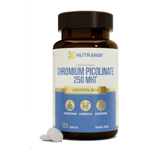      CHROMIUM PICOLINATE ( ) NUTRAWAY 120    -     -,    