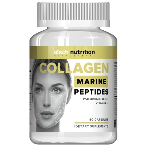    aTech Nutrition Collagen Marine Peptides (Hyaluronic Acid  Vitamin C), 46    -     -,    