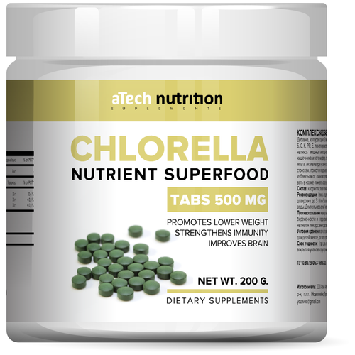    aTech nutrition CHLORELLA SUPERFOODS   200    -     -,    