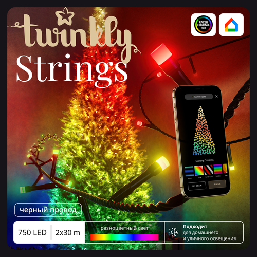    LED Twinkly Strings - 750 . (60 ) RGB + BT + Wi-Fi (TWS750STP-BEU) Generation II   -     -,    