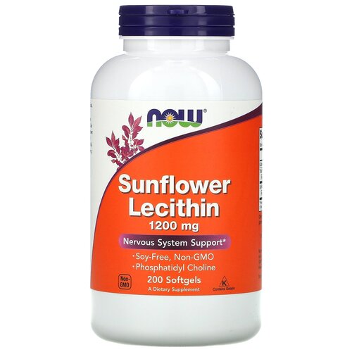    NOW Sunflower Lecithin 1200 , 300 , 1200 , 200 .   -     -,    