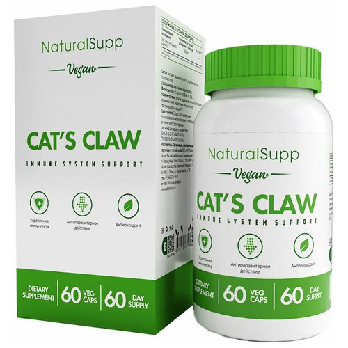      NATURALSUPP Vegan Cat's Claw (60 )   -     -,    