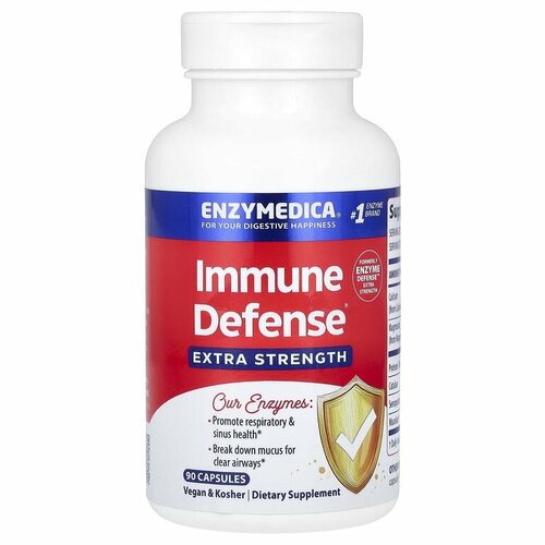   Enzymedica Immune Defense Extra Strength 90    -     -,    