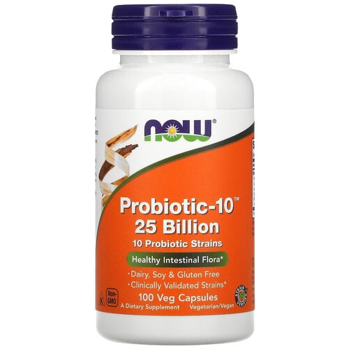   NOW Probiotic-10 25 Billion (-10 25 ) 100    -     -,    