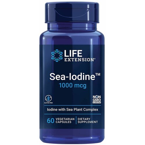   Sea-Iodine 1000 mcg, 60 vegetarian capsules   -     -,    