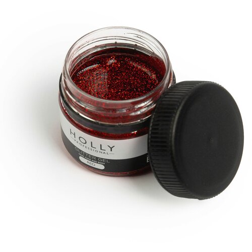   Holly Professional   , ,    Glitter Gel Red   -     -,    