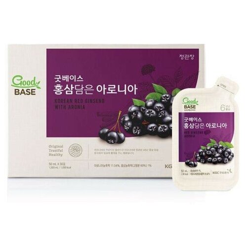           Cheong Kwan Jang Aronia Korean Red Ginseng Health Drink Pouch,  