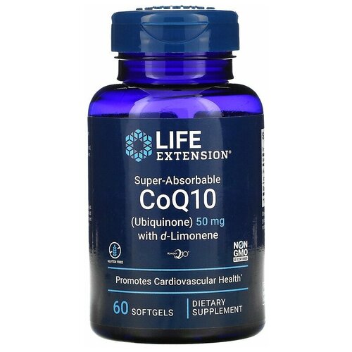   Super-Absorbable CoQ10 50  with d-Limonene 60   (Life Extension)   -     -,    