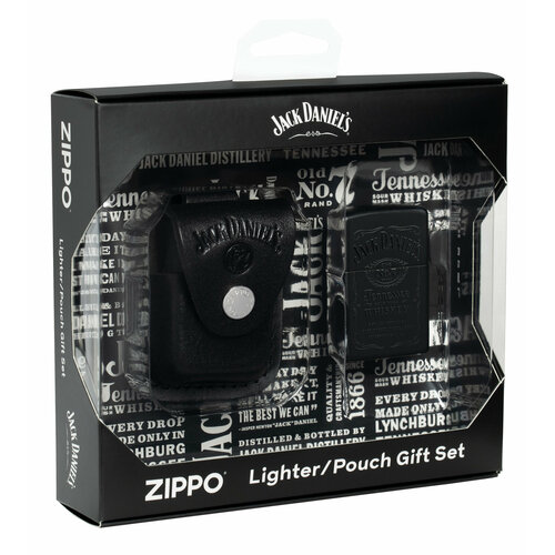    ZIPPO Jack Daniels:    Black Matte         -     -,    