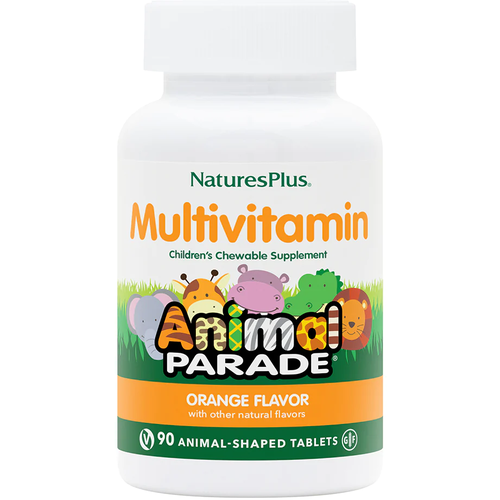   NaturesPlus Source of Life Animal Parade Children's Chewable Multi-Vitamin & Mineral Supplement  90       -     -,    