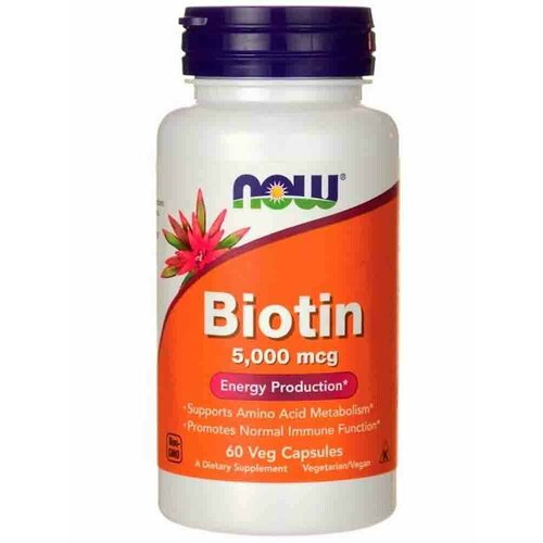   NOW   B NOW Biotin 5000  60 .   -     -,    