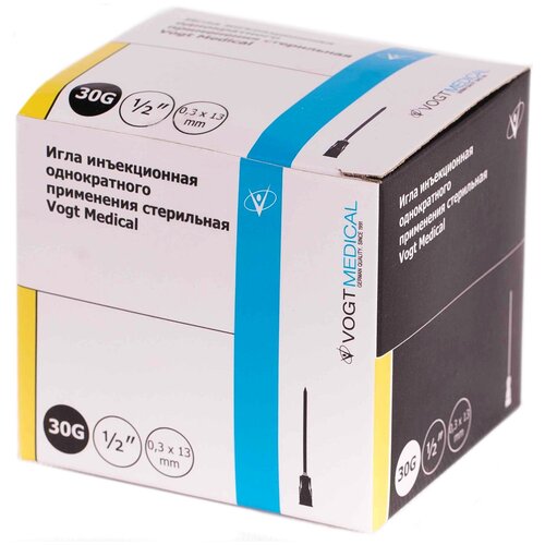        Vogt Medical 30 G 1/2 (0/3*13 ) (100 )   -     -,    