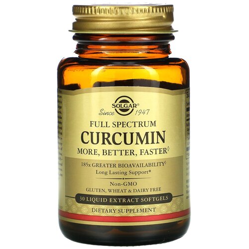   Solgar Full Spectrum Curcumin ., 190 , 30 .   -     -,    