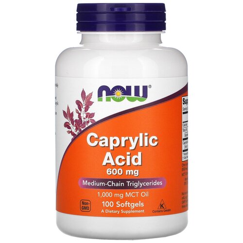    NOW Caprylic Acid 600 , 190 , 100 , 100 .   -     -,    