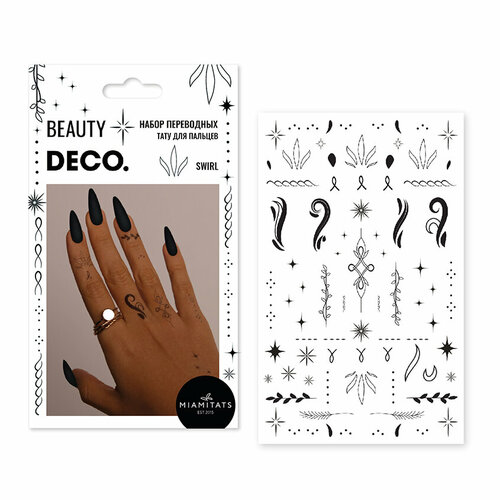     - `DECO.` by Miami tattoos ( Swirl)   -     -,    