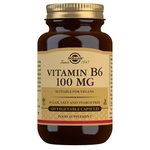   Solgar Vitamin B-6 Piridoxine HCI 100  ( -6 ) 100   (Solgar)   -     -,    