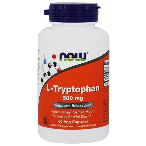  NOW L-Tryptophan, 100 , 150 , 500 , 60 .,  