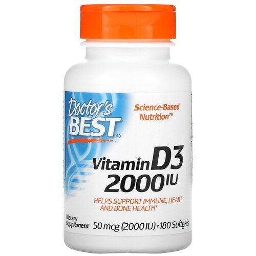    Doctor's Best Vitamin D3, 80 , 2000 ME, 180 .   -     -,    