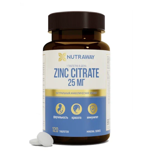    NUTRAWAY Zinc Citrate, 25 , 120 .   -     -,    