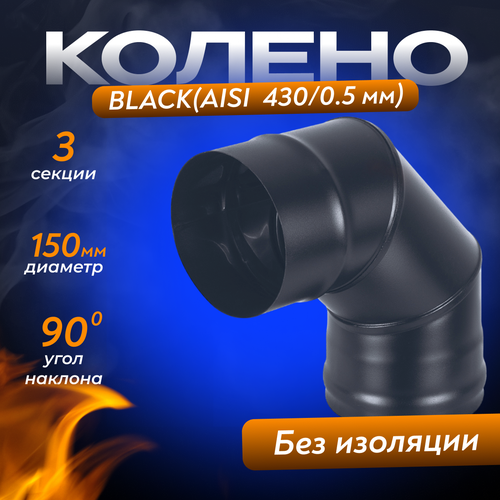    BLACK (AISI 430/0,5) 90* 3- . (150)   -     -,    