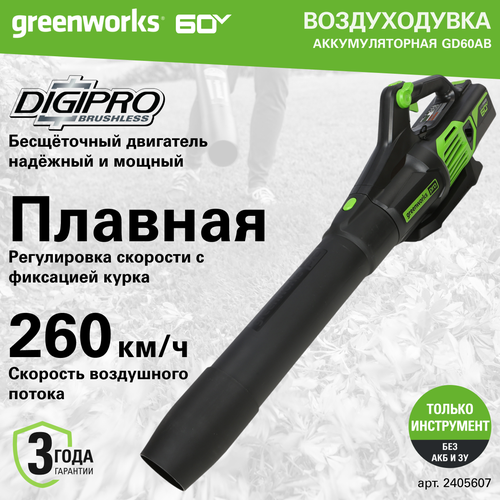     Greenworks GD60ABK4, 60V, , c 1 4 .     -     -,    