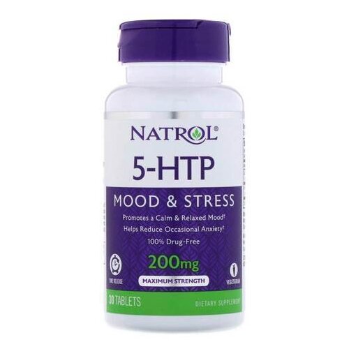    Natrol 5-HTP Time Release, 200 , 30 .   -     -,    