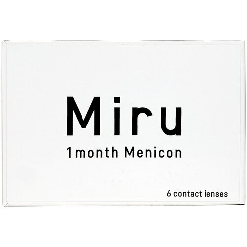     Menicon Miru 1month, 6 ., R 8,6, D +1, , 1 .   -     -,    