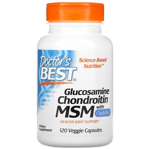    Doctor's Best Glucosamine, Chondroitin with MSM OptiMSM, 170 , 120 .   -     -,    