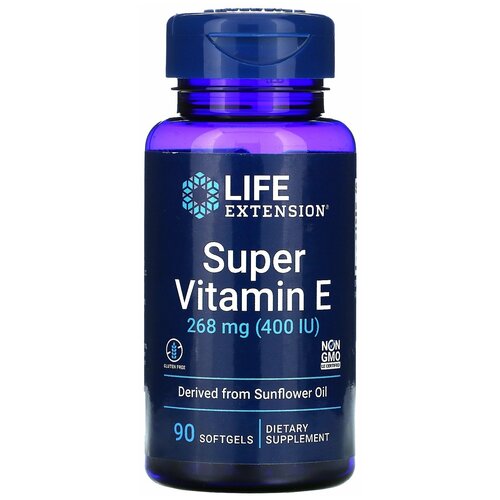   Life Extension Super Vitamin E (  ) 400  90    -     -,    