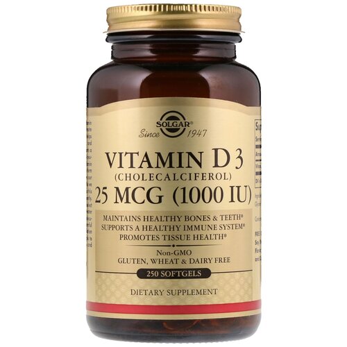    SOLGAR Vitamin D3 (Cholecalciferol) 1000 , 640 , 1000 ME, 250 .   -     -,    