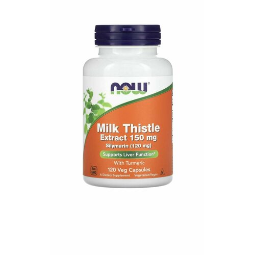      NOW Milk Thistle Extract 150 mg Silymarin (120 mg) 120    -     -,    