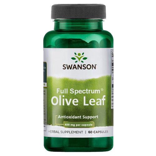   Swanson Olive Leaf 400 mg Full Spectrum (  400 ) 60  (Swanson)   -     -,    