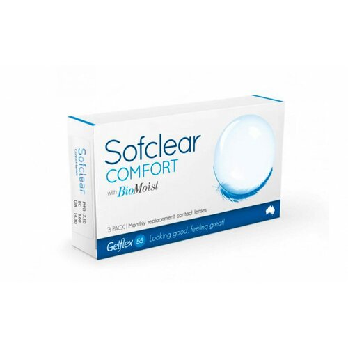     Gelflex Sofclear Comfort with BioMoist, 6 ., R 8,6, D -7, , 1 .   -     -,    