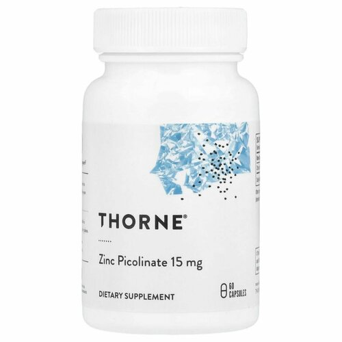   Thorne Research,  , Zinc Picolinate 15 mg, 60    -     -,    