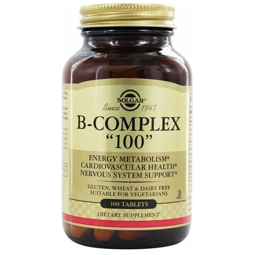   Solgar B-Complex 100 (   B) 100    -     -,    