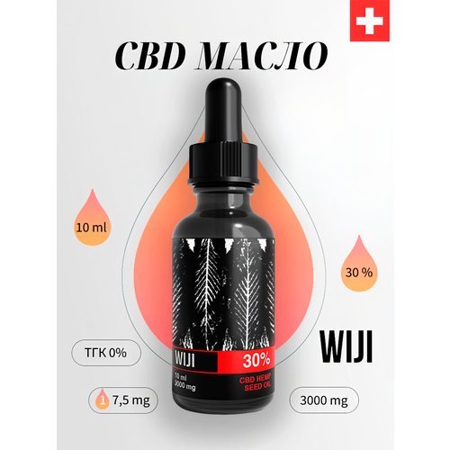   WIJI CBD  Hemp Seed Oil 30% 10 ml,    -     -,    