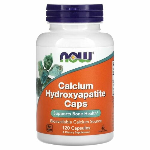   NOW Calcium Hydroxyapatite 120 caps   -     -,    