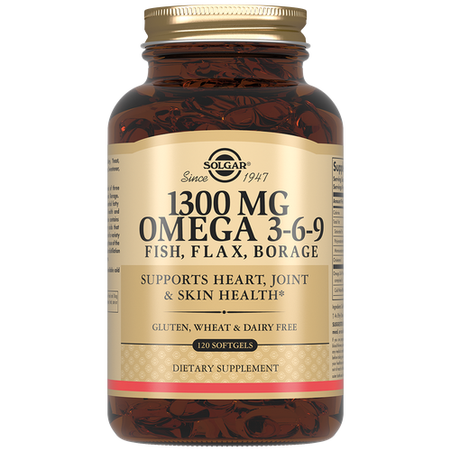   Solgar Omega 3-6-9 Fish, Flax, Borage ., 1300 , 760 , 120 .   -     -,    