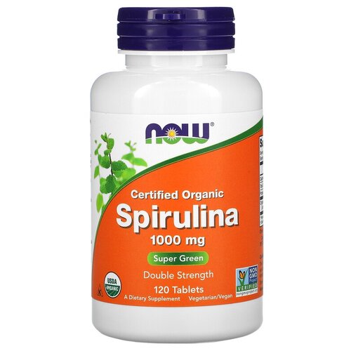    NOW Sertified organic Spirulina, 180 , 1000 , 120 .   -     -,    