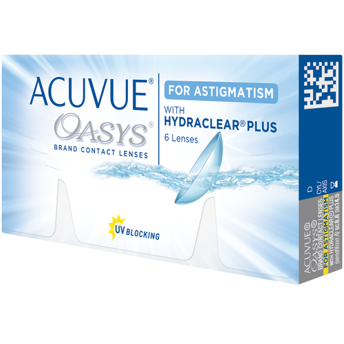     ACUVUE OASYS For Astigmatism with Hydraclear Plus, 6 ., R 8,6, D +5,5,CYL:-2,25,A:120   -     -,    