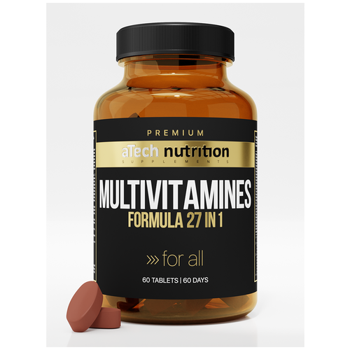    aTech Nutrition Premium Multivitamines Formula 27 in 1, 1.4 , 60 .   -     -,    