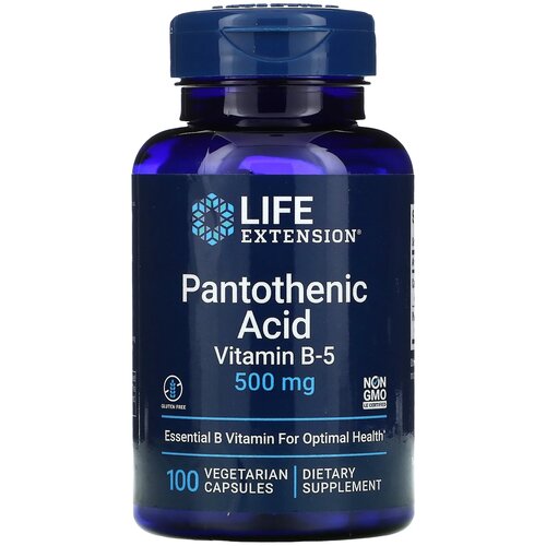    Life Extension Pantothenic Acid Vitamin B-5, 120 , 500 , 100 .   -     -,    