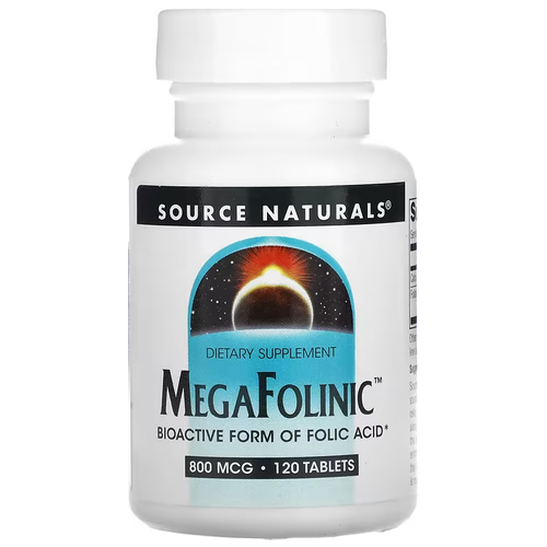    Source Naturals MegaFolinic, 60 , 120 .   -     -,    