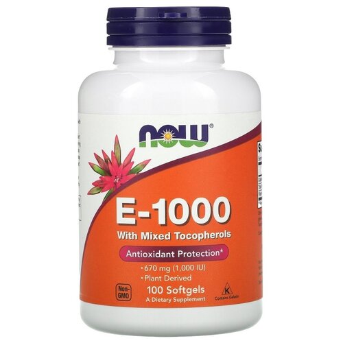    NOW E-1000 with mixed Tocopherols, 200 , 100 .   -     -,    